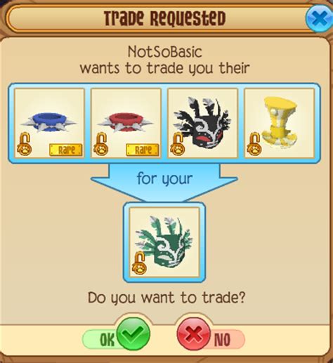 Some jammers have plaques not changed by aj. Bye Bye Green Tiki Mask! - Animal Jam Trade by ...