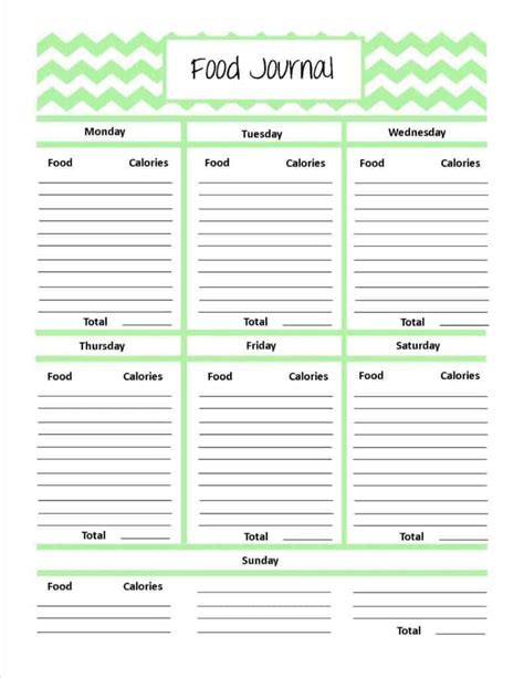 6 food journal templates fine word templates. 21+ Free Food Journal Template - Word Excel Formats