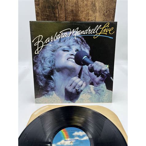 Barbara Mandrell Live 1981 Vintage Vinyl Record 80s Country Album Lp