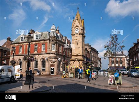 Penrith Town Centre Cumbria North England Uk Stock Photo Alamy