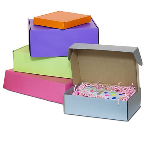 Matte Colored Corrugated Mailing Boxes Shop