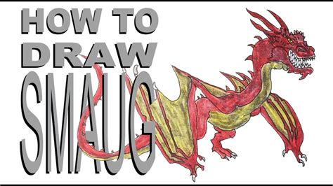 How To Draw Smaug Youtube