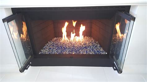 Quarter Inch Reflective Fireglass San Diego Chimney Sweep And Prefabricated Fireplace Specialists