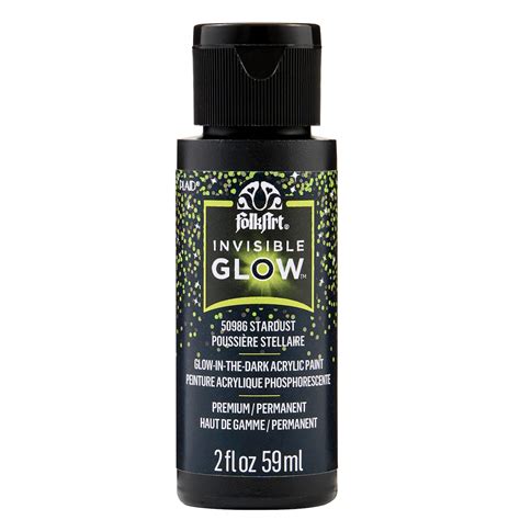 Folkart® Invisible Glow In The Dark Acrylic Paint Michaels