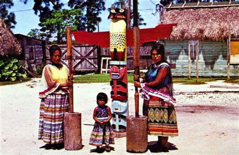 Florida Memory Seminole Women Grinding Corn Seminole Indians