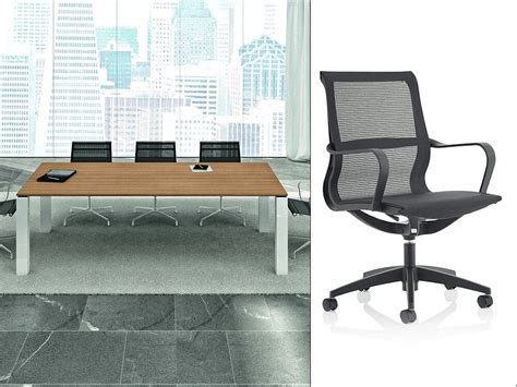 Huge range of meeting and boardroom chairs for your workplace. Buy Eli - Rectangle Wooden Boardroom Table + Isla - Black ...