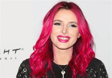 Bella Thorne Is Back To Bright Red Orange Hair Again—but With A Twist