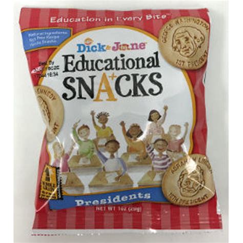 Dick And Jane Educational Snacks Presidents 41 Units