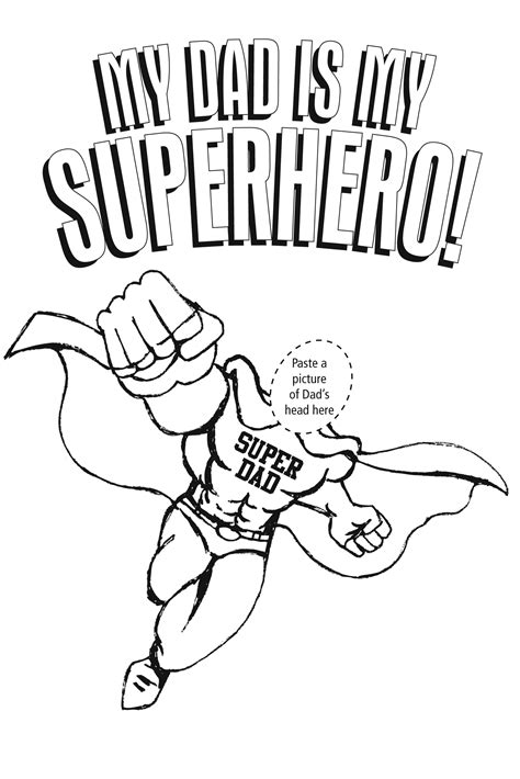 Super Dad Coloring Pages At Getdrawings Free Download