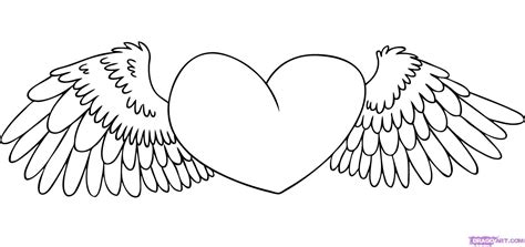 Easy Drawings Of Hearts Kids Drawing Coloring Page