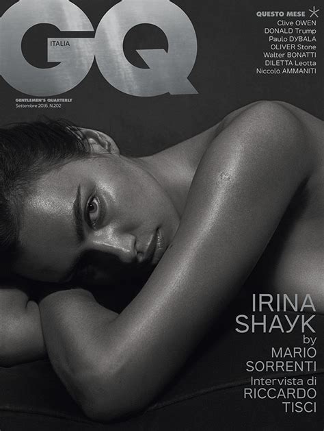 Irina Shayk GQ Italia From 2016 September Issue Covers E News