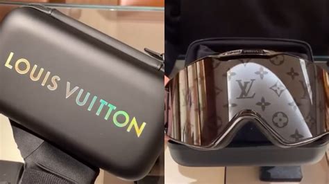 First Look At Louis Vuitton Monogram Ski Goggles Youtube