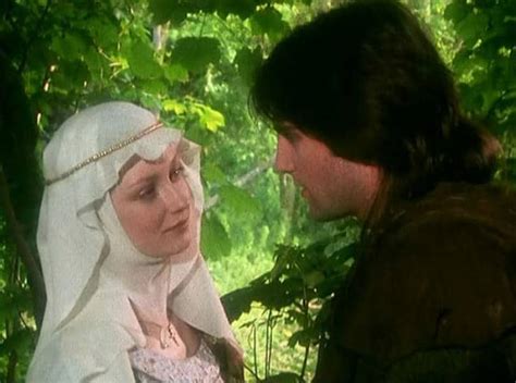 classic romantic moment robin hood and maid marian