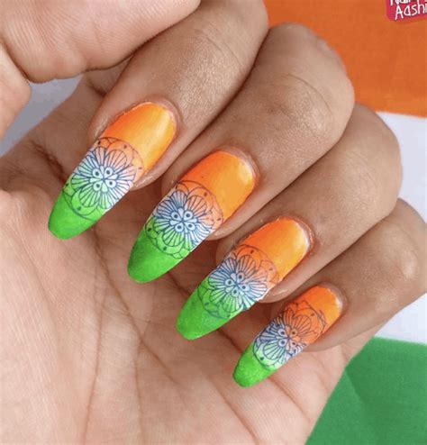 Trending 15 Nail Art Designs For Independence Day 2023