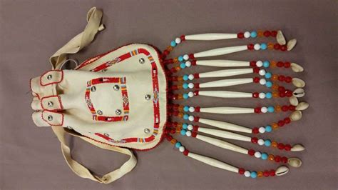Native American Indian Beadwork And Bucksin Bag Pow Wow Ebay Find Of