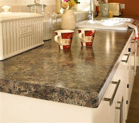 Formica countertops have come a long way. Jamocha Granite Formica. I keep going back to this one ...