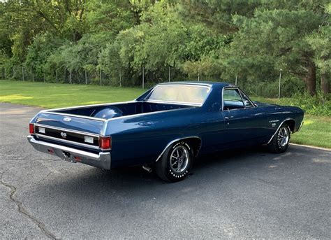 One Of One 1970 Chevrolet El Camino Ls6 In Fathom Blue Up For Sale