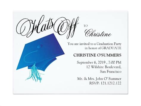 We invite you to be with us at the graduation party in his/her honor. 12+ Graduation Party Invitation Designs & Templates - PSD ...