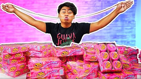 World S Longest Bubble Gum Tape Youtube