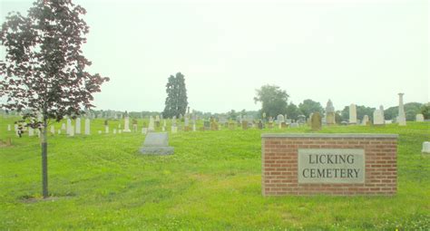 Licking Cemetery På Hebron Ohio ‑ Find A Grave Begravningsplats