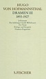 Dramen / Gesammelte Werke, 10 Bde. 126, Tl.3 von Hugo von Hofmannsthal ...