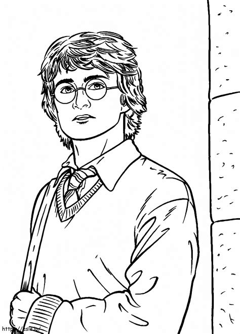 harry potter 4 coloring page