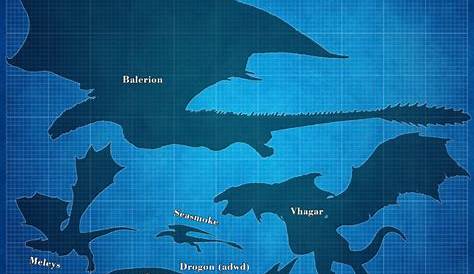 Updated Dragon size chart (V2) Credit to SioSIN for some of the
