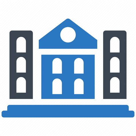 University Education Institution College Icon Download On Iconfinder