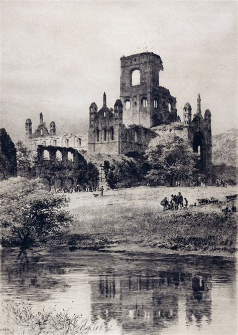 Kirkstall Abbey From The South East 1899 Posters And Prints By Axel Haig