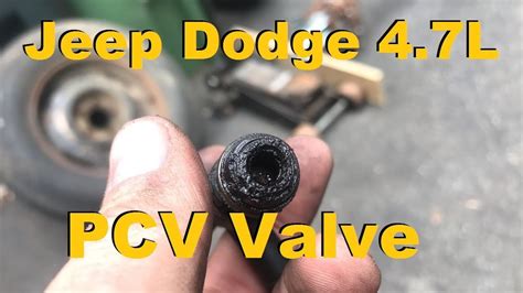 How To Replace Jeepdodge Pcv Valve Stop Oil Consumption Youtube
