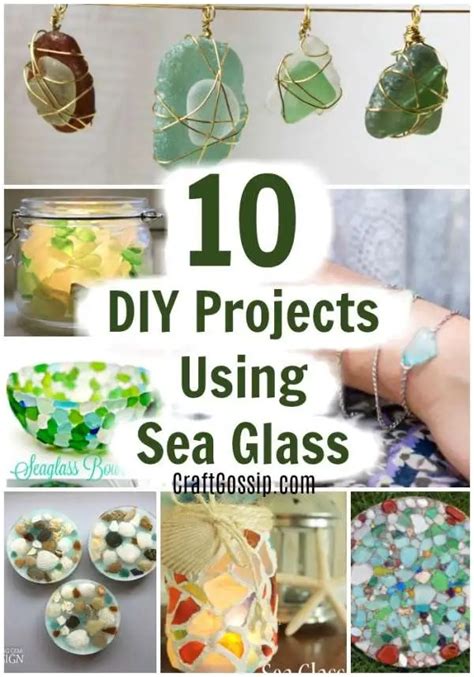 10 Diy Projects Using Sea Glass Home And Garden