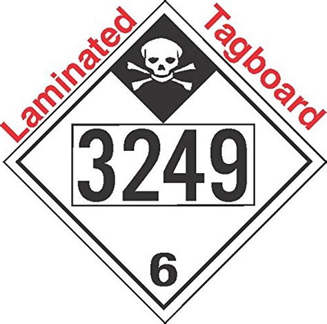 GC Labels T335c3249 Inhalation Hazard Class 6 1 UN3249 Tagboard DOT