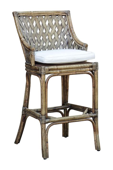 Rambla de cataluña, 98 bis barcelona 08008 barcelona. Old Havana Rattan Barstool PJS-8001-HON-BS by Panama Jack ...