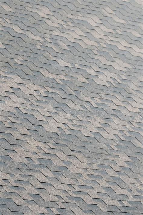 Background Mosaic Texture Of Flat Roof Tiles With Bituminous Coating