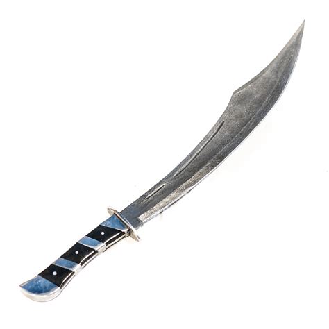 Arabian Scimitar Sword High Carbon Damascus Steel Sword 27 Battling