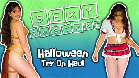 Sexy Halloween Costume Try On Haul Youtube