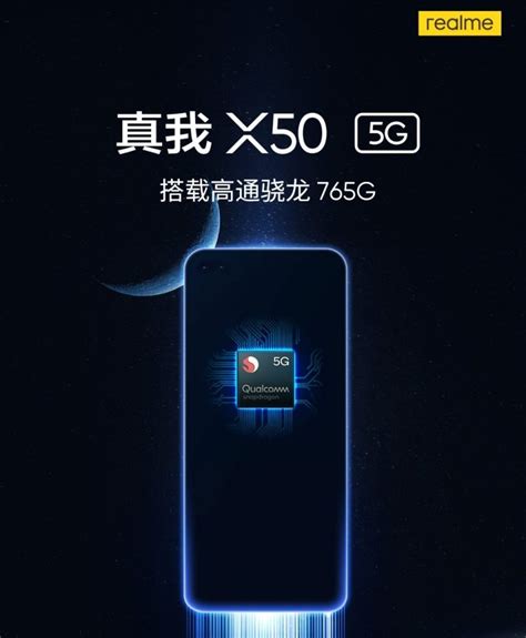 Realme X50 5g Phone With Snapdragon 765g Dual Punch Hole Camera