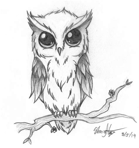 Owl Tattoo Drawings Owls Drawing Cute Owl Tattoo
