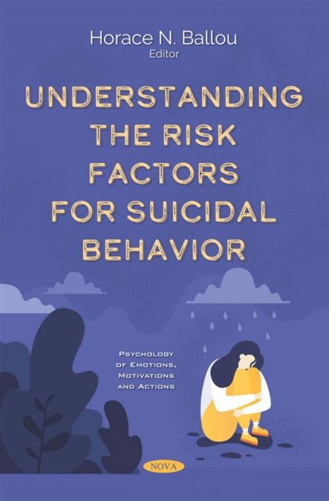 Understanding The Risk Factors For Suicidal Behavior Nova Science