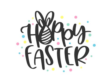 Free Hoppy Easter SVG DXF PNG & JPEG | Easter svg files, Easter svg