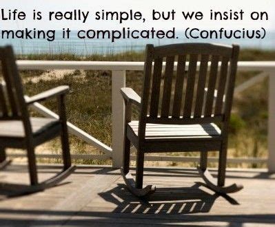 A chair mounted on rockers or springs. Life quotes on simplicity www.gettingcomfy.com | Rocking ...