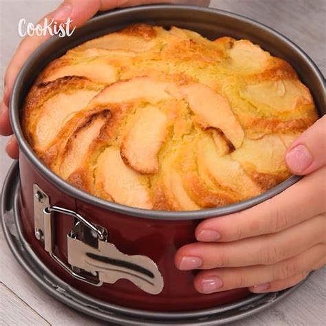 Cookist Wow On Instagram “orange Apple Cake The Perfect Recipe To Make It Tall And Soft