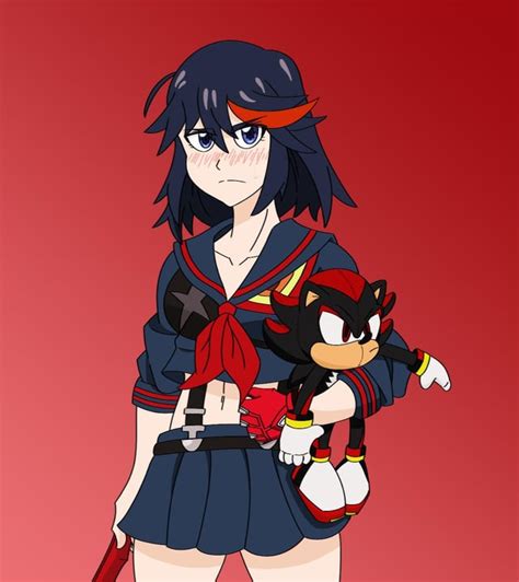 Ryuko Takes A Short Break From Her Fight With Uzu From Episode 06