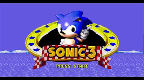 Wip Sonic 3 Cd Sonic Sprites 85 Title Cards Hud And More Youtube