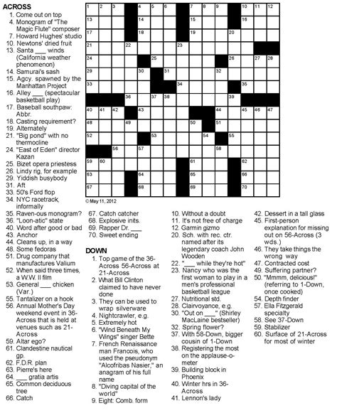 Disney crossword puzzles & kids printable crossword puzzles. Crossword Puzzles for Adults - Best Coloring Pages For Kids