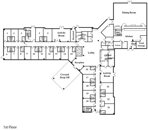 Assisted Living Home Floor Plan