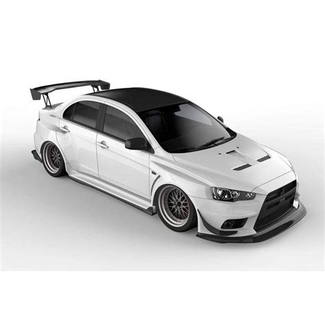 Streetfighter La Full Wide Body Kit Frp Mitsubishi Evo X 2008 2015