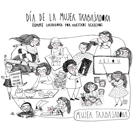 Tesoro Tuberculosis Laos Dibujos Del Dia De La Mujer Trabajadora