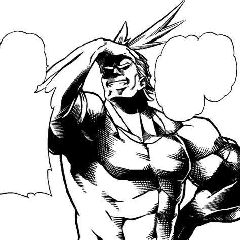 Download All Might Manga Izuku Jumped Off The Roof Full Size Png