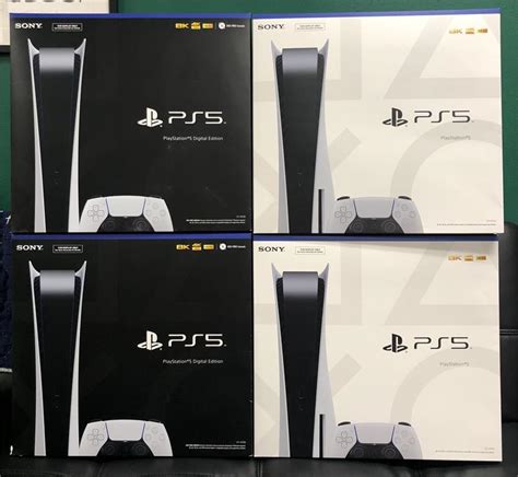 2020 Sony Playstation 5 Ps5 Lot Of 4 Store Display Empty Boxes 1a